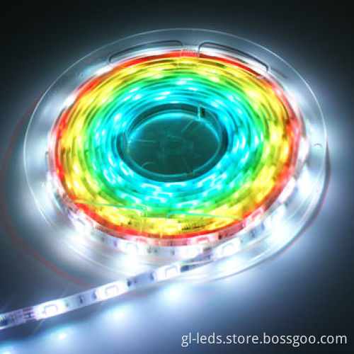 36w 150pcs 5050 RGB lEDs 5m digital LED strip